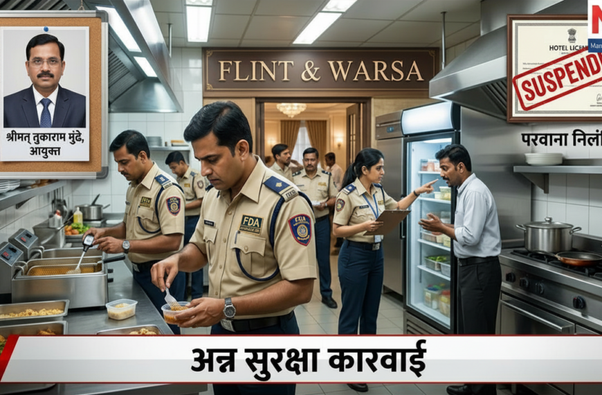 मुंबईतील सहा नामांकित हॉटेलवर FDA धाड,…