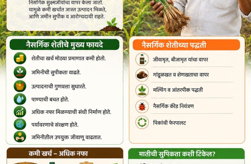 कमी खर्चात अधिक नफा, नैसर्गिक&hellip;