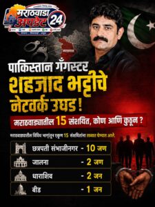 पाकिस्तान गँगस्टर शहजाद भट्टीचे नेटवर्क उघड; मराठवाड्यातील १५&hellip;