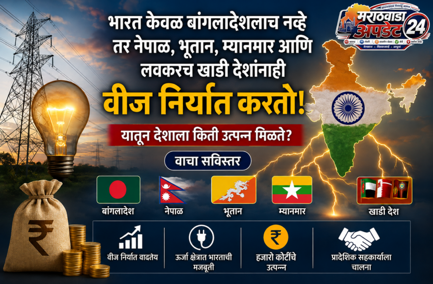 भारत कोणत्या देशांना वीज निर्यात&hellip;