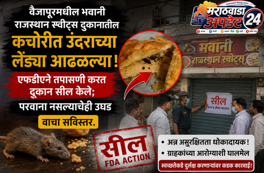 वैजापूर धक्का: कचोरीत उंदराच्या लेंड्या,&hellip;