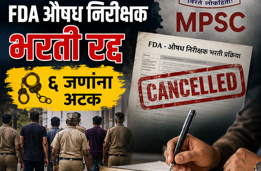 MPSC पेपरफुटी प्रकरण: FDA औषध&hellip;