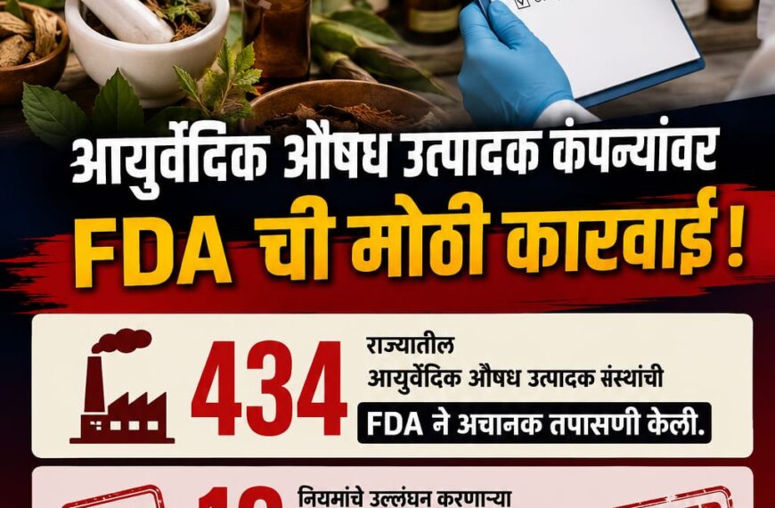 FDA ची मोठी कारवाई! आयुर्वेदिक&hellip;