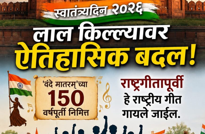 ८०व्या स्वातंत्र्यदिनी लाल किल्ल्यावर पहिल्यांदाच…