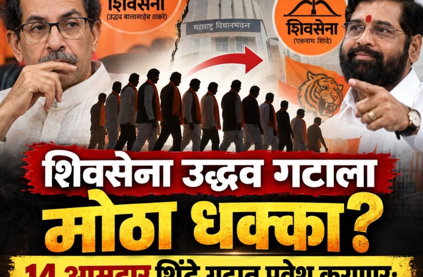 शिवसेना उद्धव गटाला मोठा धक्का? 14&hellip;