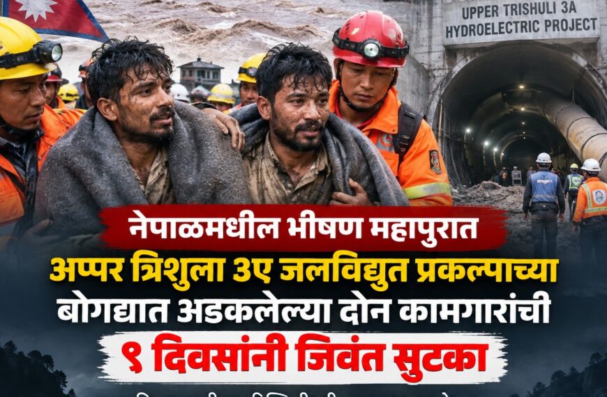 नेपाळ महापूर 2026: बोगद्यात ९&hellip;