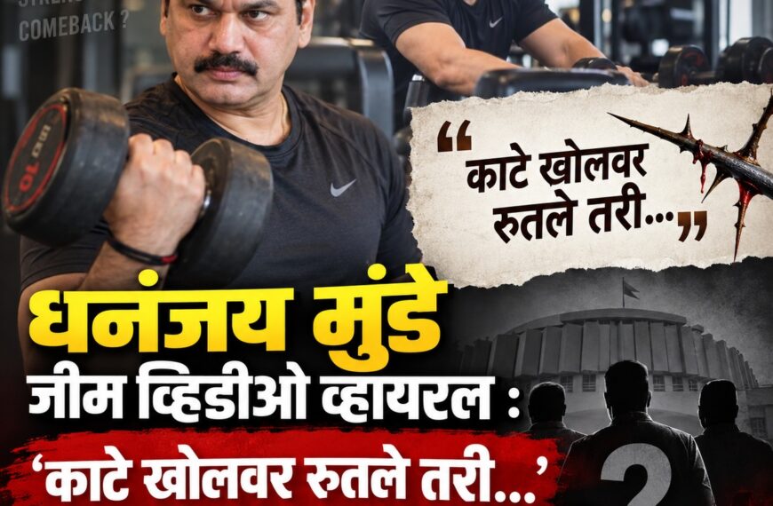धनंजय मुंडे जीम व्हिडीओ व्हायरल&hellip;