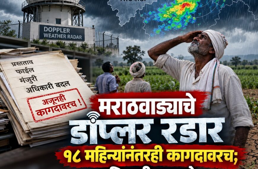 मराठवाड्याचे डॉप्लर रडार १८ महिन्यांनंतरही&hellip;