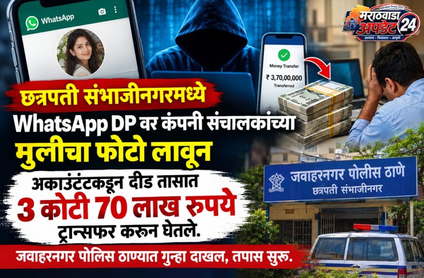 Cyber Fraud Chhatrapati Sambhajinagar: ‘ड्रायरेक्टर’चा…