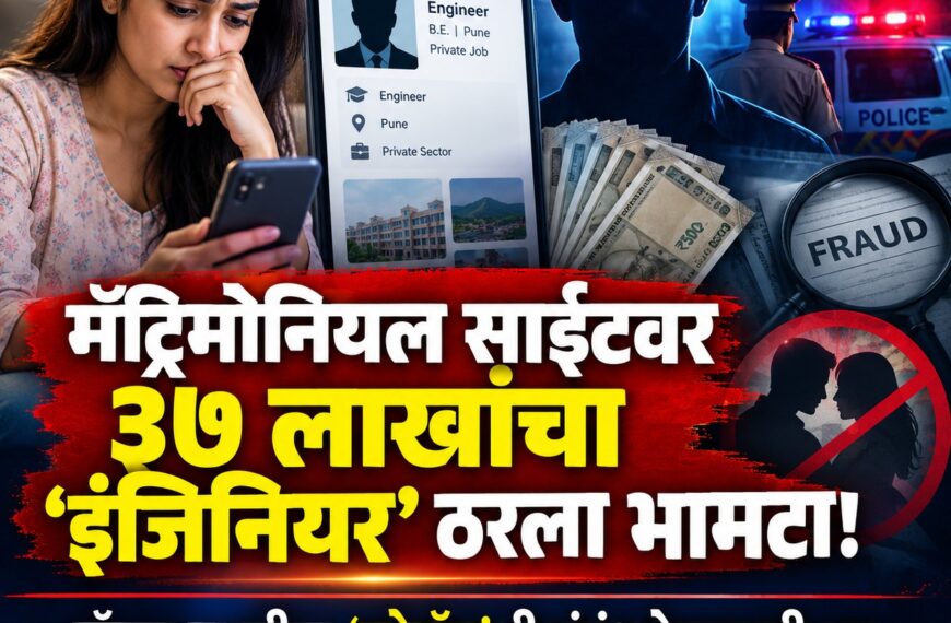 मॅट्रिमोनियल साईटवर ३७ लाखांचा ‘इंजिनियर’ ठरला भामटा! डॉक्टर&hellip;